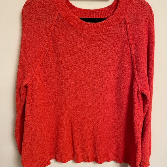 Loft Burnt Orange Sweater Size M - Picture 3 of 5